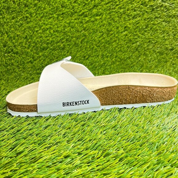 Birkenstock Madrid Birko-Flor Mens Size 9 Womens 11 White Walking Slide Sandals main image 7